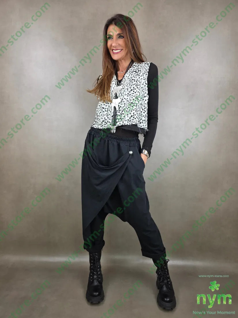 pantalone felpa pareo bottone 95co5ea PANTALONE