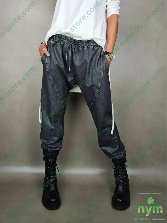 pantalone felpa polsino mine 95co5ea 1 / ANTRACITE / AI25 PANTALONE