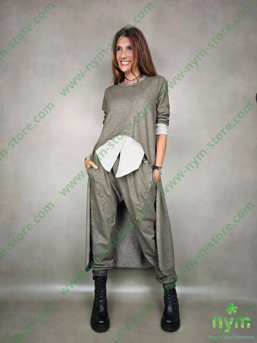 pantalone felpa polsino mine 95co5ea PANTALONE