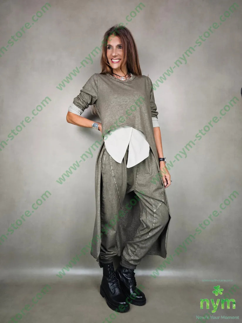 pantalone felpa polsino mine 95co5ea PANTALONE