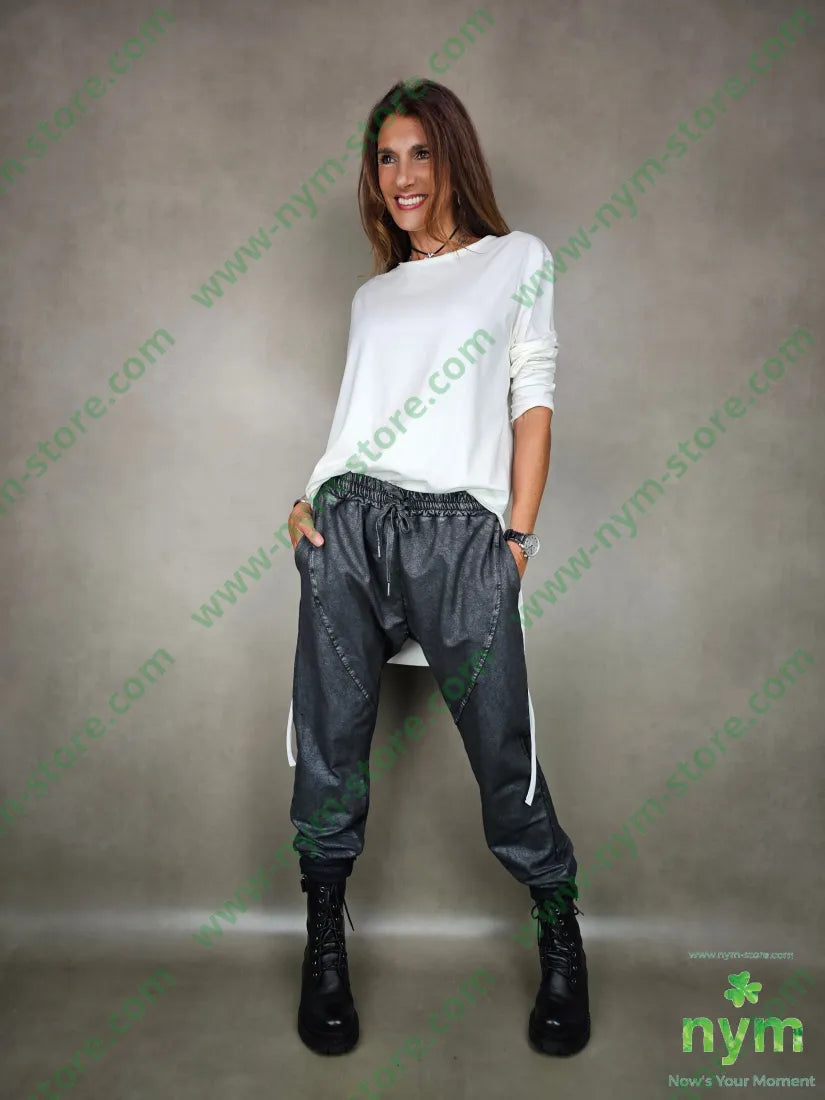 pantalone felpa polsino mine 95co5ea PANTALONE