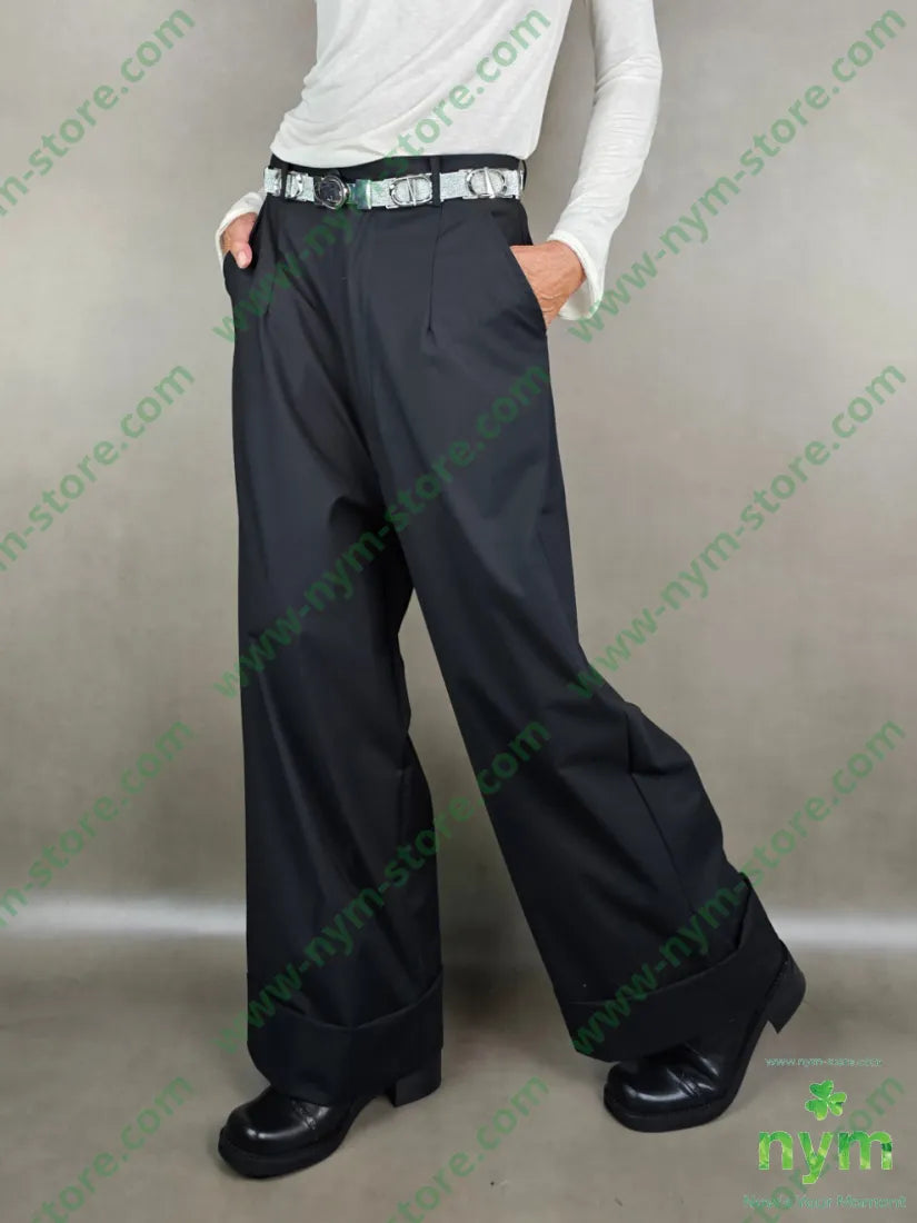 pantalone frescolana a uomo 64pl33vi3ea S / NERO / AI25 PANTALONE