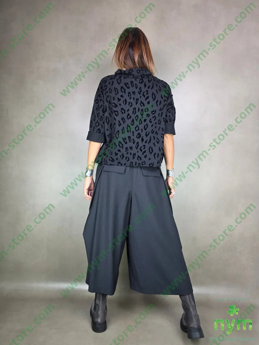 pantalone gaucho sormontato 76pl22vi2ea PANTALONE