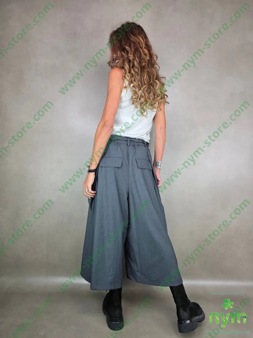 pantalone gaucho sormontato 76pl22vi2ea PANTALONE