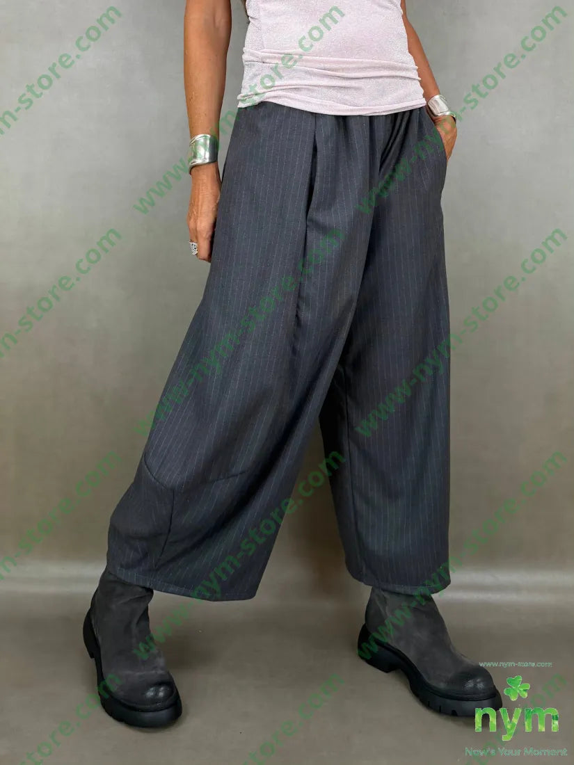 pantalone gessato flanella 70pl29vi1ea - PANTALONE