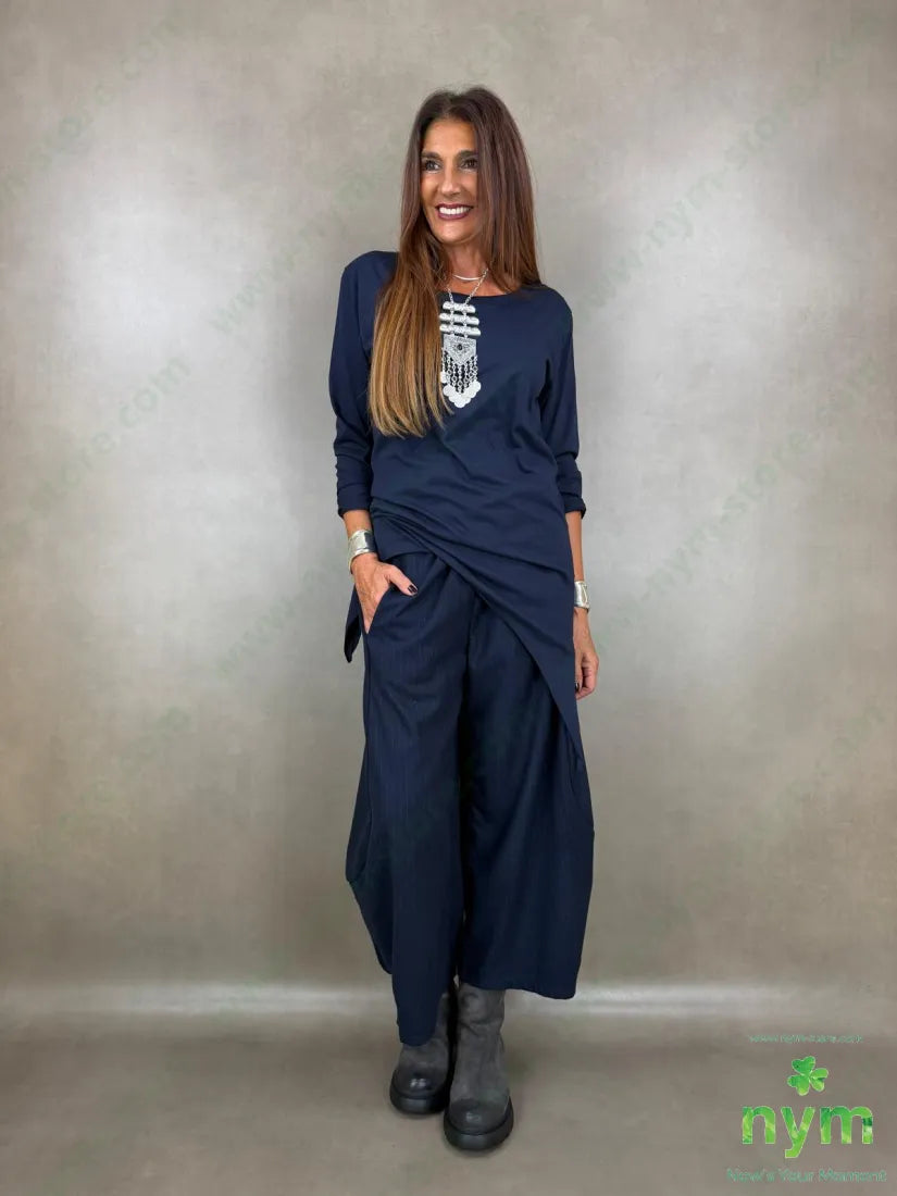 pantalone gessato flanella 70pl29vi1ea - PANTALONE