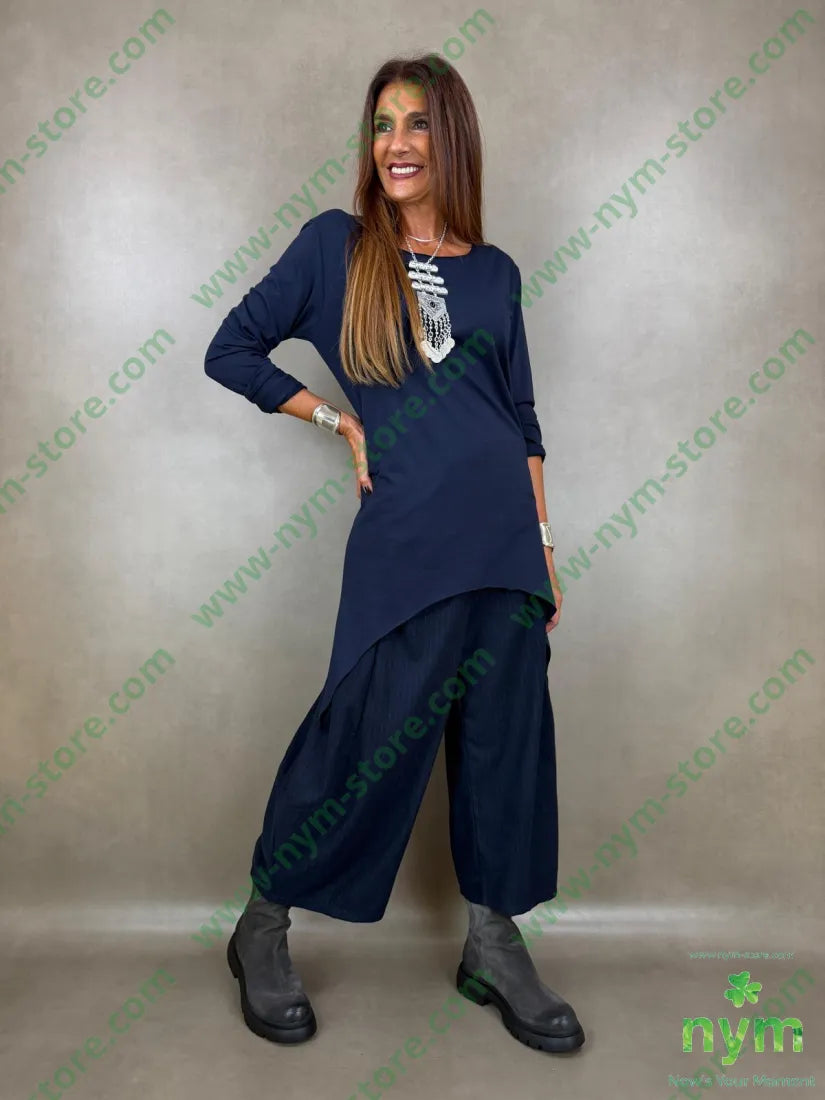 pantalone gessato flanella 70pl29vi1ea - PANTALONE