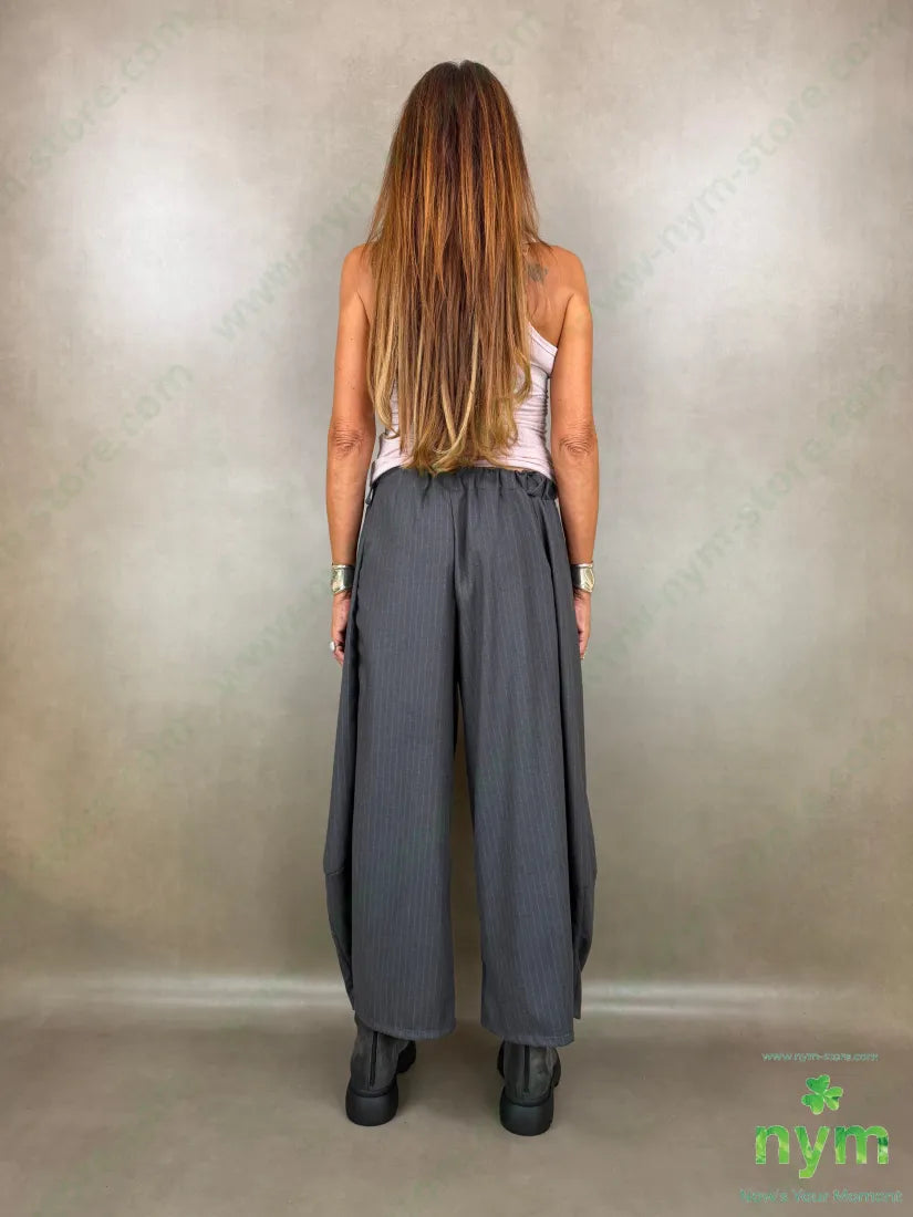 pantalone gessato flanella 70pl29vi1ea - PANTALONE