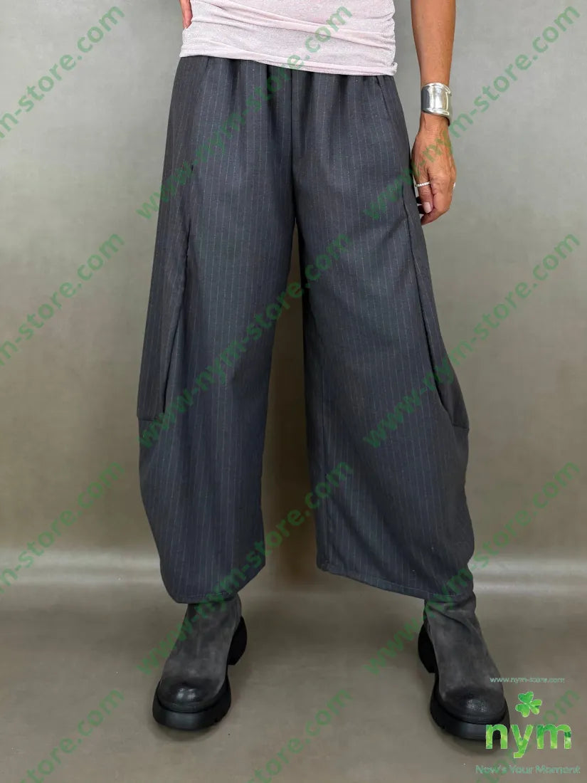pantalone gessato flanella 70pl29vi1ea - U / ANTRACITE / AI26 - PANTALONE