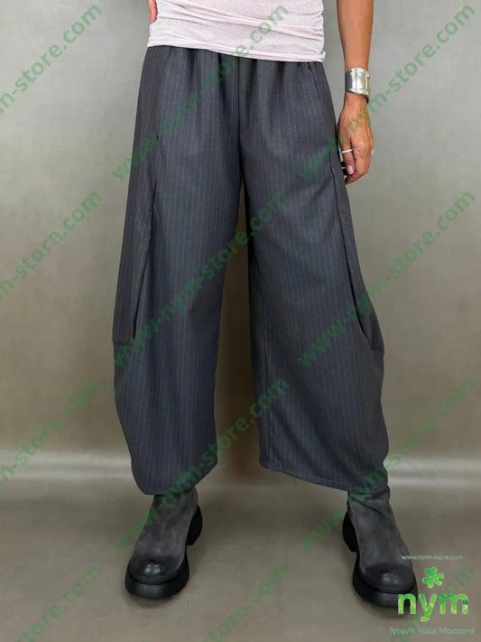 pantalone gessato flanella 70pl29vi1ea - U / ANTRACITE / AI26 - PANTALONE