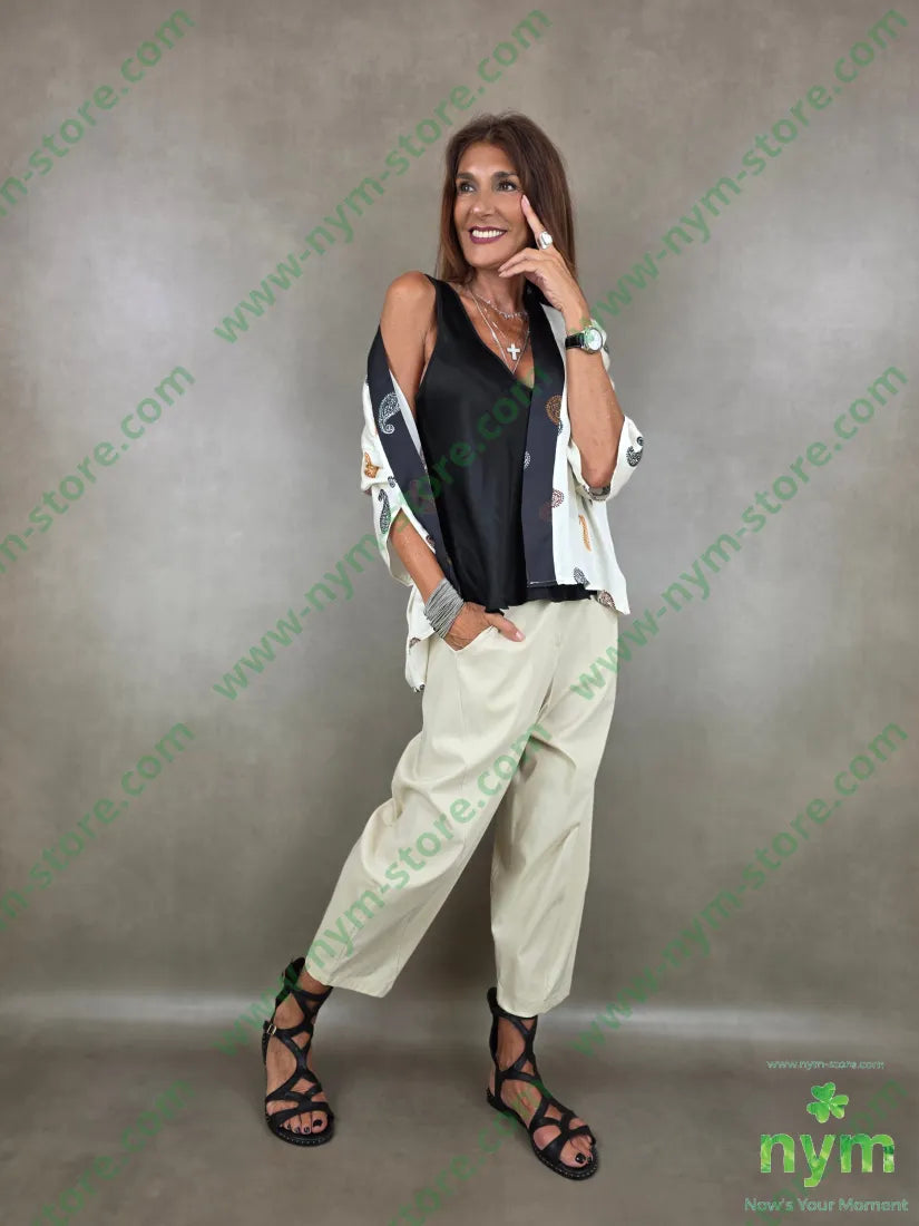 pantalone imbuto viscosa asola 70vi24ny6ea - PANTALONE