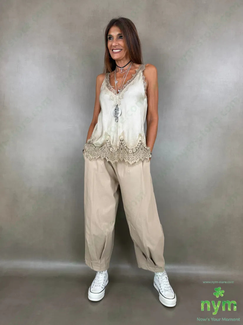 pantalone in bengalina pinces fondo 79vi19ny2ea - PANTALONE
