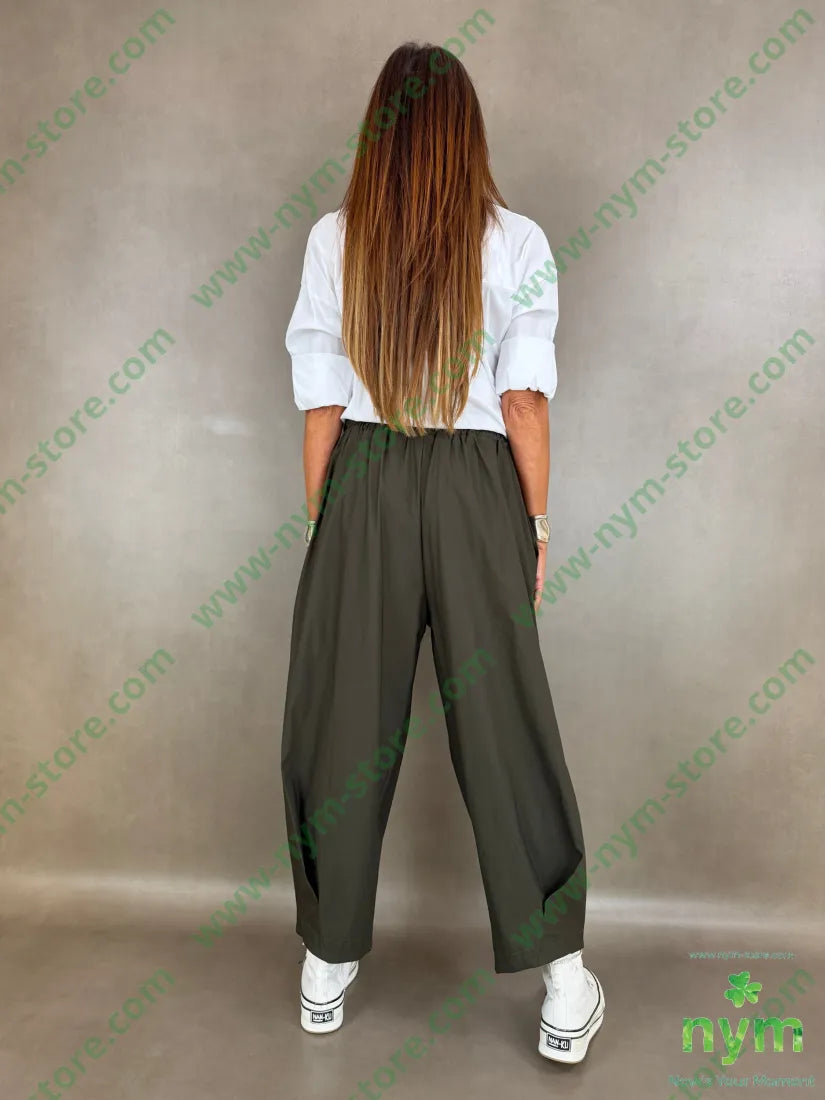 pantalone in bengalina pinces fondo 79vi19ny2ea - PANTALONE