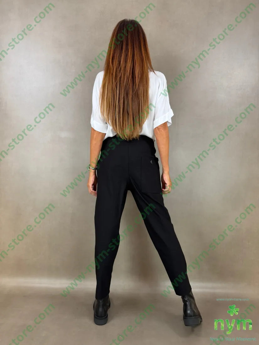 pantalone in bengalina una tasca 79vi19ny2ea - PANTALONE