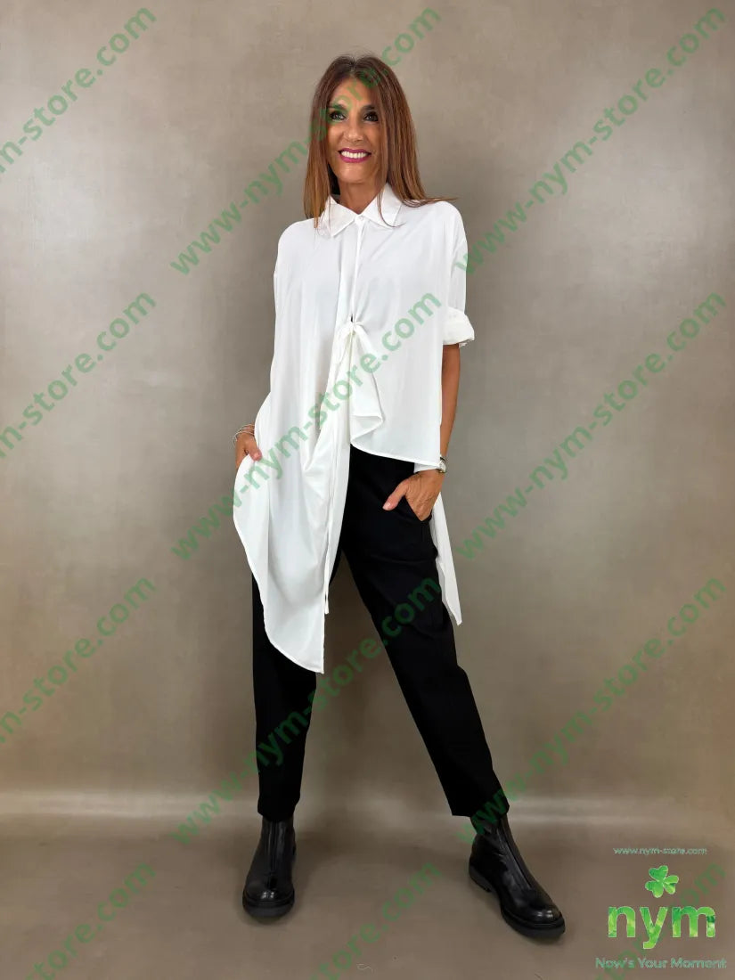 pantalone in bengalina una tasca 79vi19ny2ea - PANTALONE