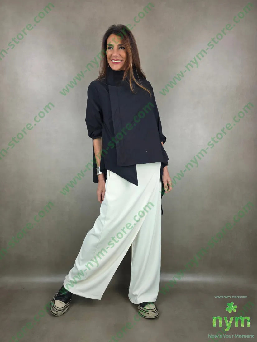 pantalone in crepes con pareo 97pl3ea PANTALONE