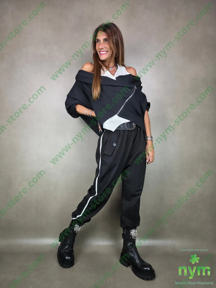 pantalone jogging 65vi30pa5ea U / NERO / AI25 PANTALONE