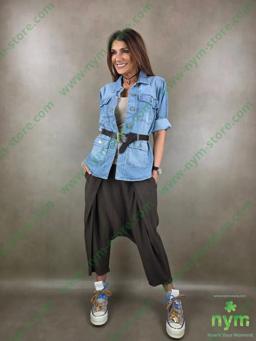 pantalone leggero sormonto cav basso 84vi16pa PANTALONE