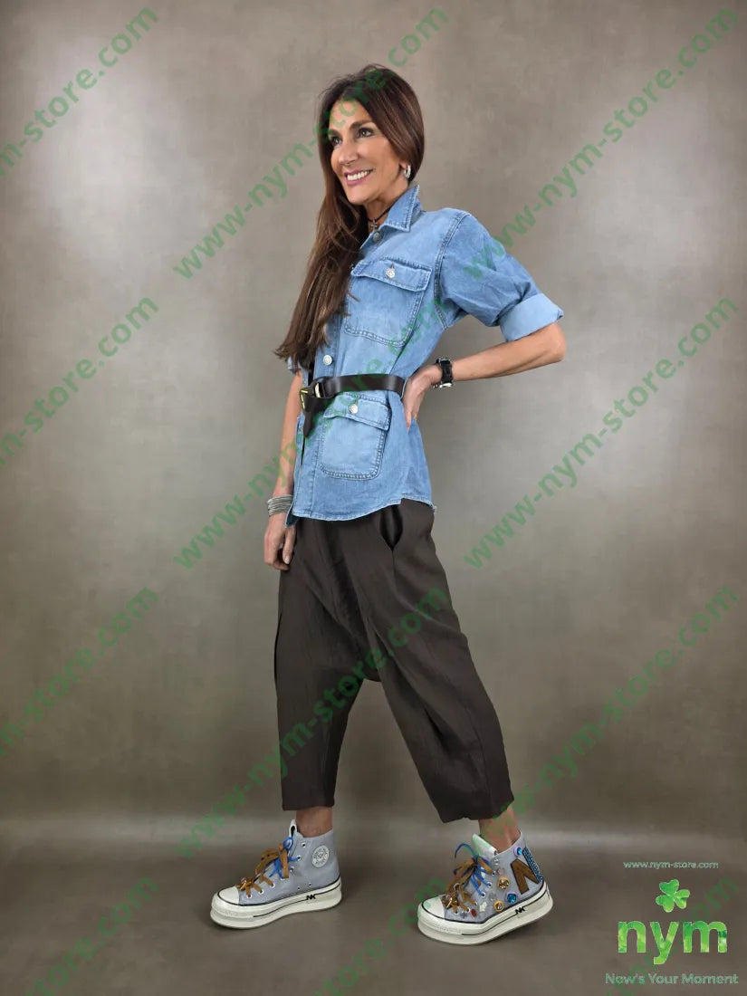 pantalone leggero sormonto cav basso 84vi16pa PANTALONE