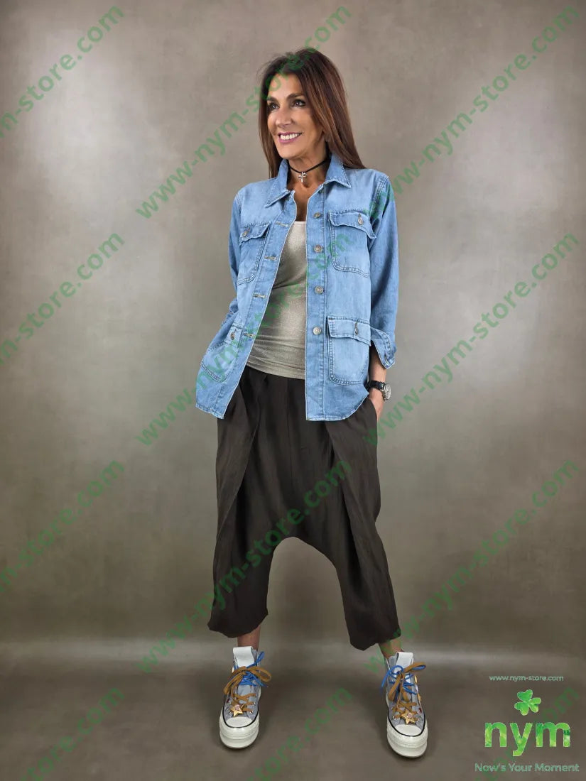 pantalone leggero sormonto cav basso 84vi16pa PANTALONE