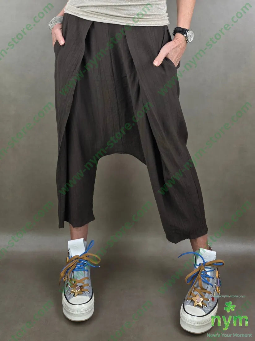 pantalone leggero sormonto cav basso 84vi16pa U / MARRONE / PE26 PANTALONE