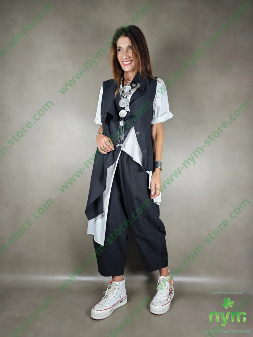 pantalone lino ad anfora 51pl40co9li PANTALONE