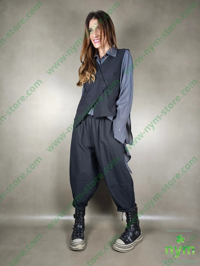 pantalone lino ad anfora 51pl40co9li PANTALONE