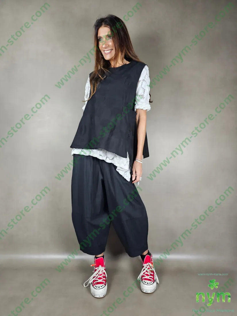 pantalone lino ad anfora 51pl40co9li PANTALONE