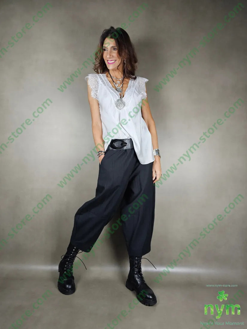 pantalone lino ad anfora 51pl40co9li PANTALONE