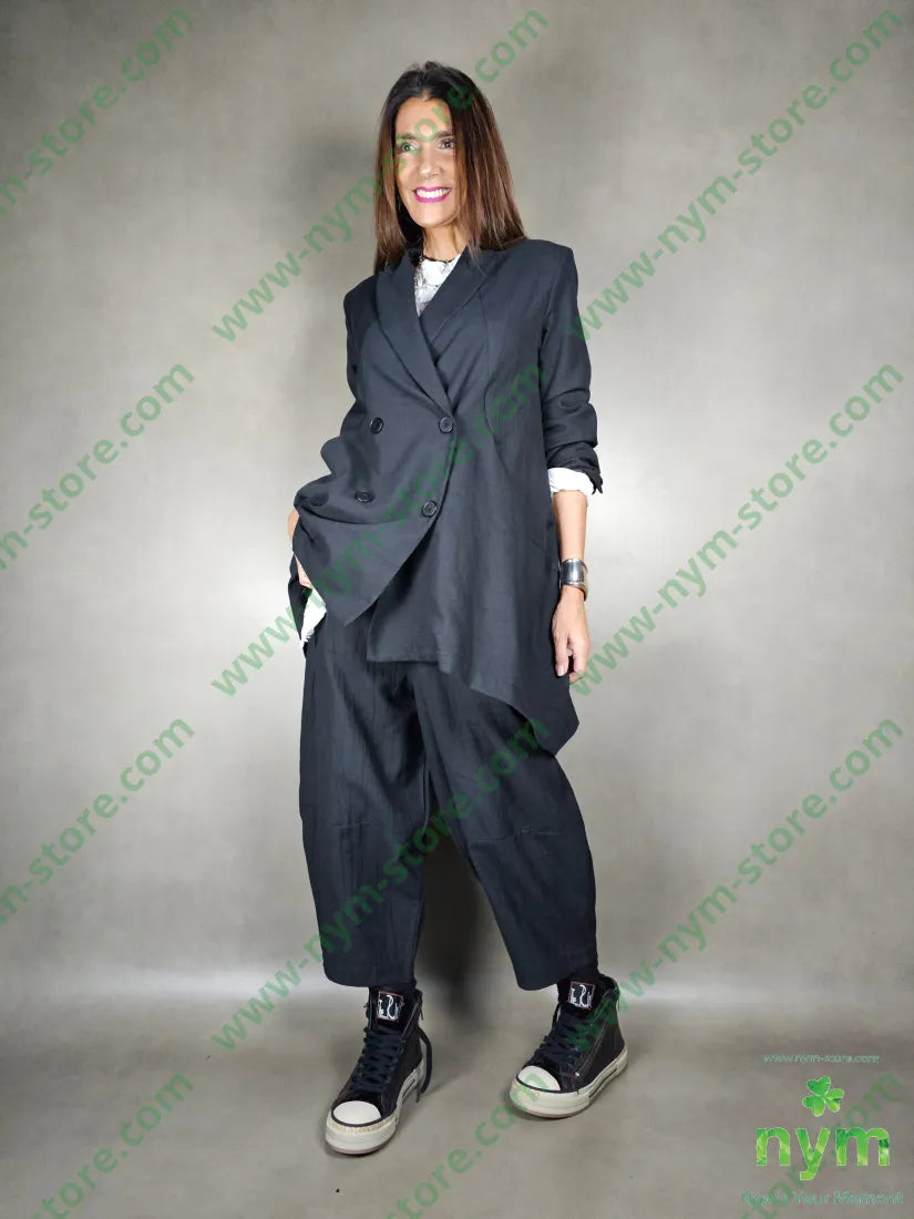 pantalone lino ad anfora 51pl40co9li PANTALONE