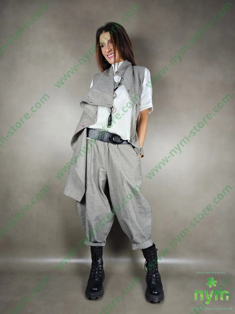 pantalone lino ad anfora 51pl40co9li PANTALONE