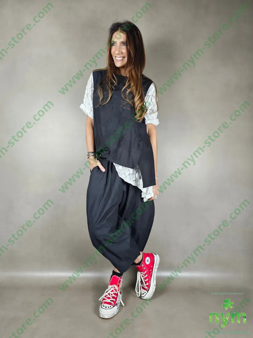 pantalone lino ad anfora 51pl40co9li PANTALONE