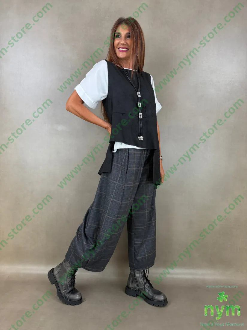 pantalone madras largo 63pl34vi3ea - U / ANTRACITE / AI26 - PANTALONE
