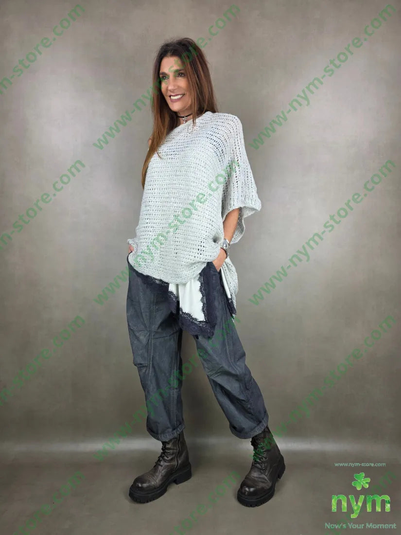 pantalone maltinto cotone 100co U / BLU / PE26 PANTALONE