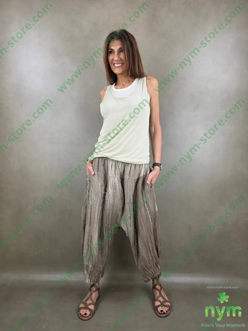 pantalone maltinto destroyed 50tc35vi15li - PANTALONE