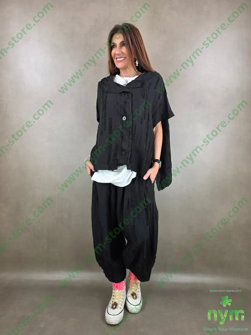 pantalone maltinto destroyed 50tc35vi15li - PANTALONE