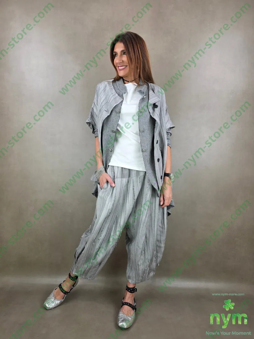 pantalone maltinto destroyed 50tc35vi15li - PANTALONE