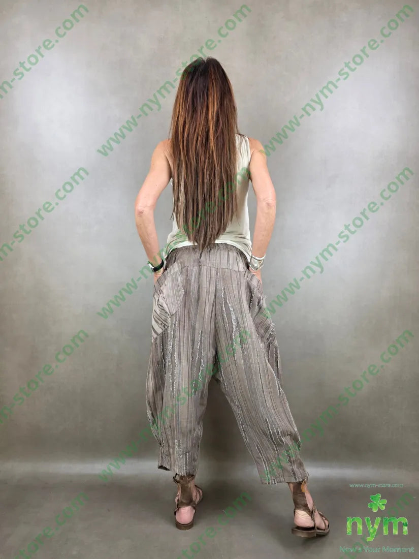 pantalone maltinto destroyed 50tc35vi15li - PANTALONE