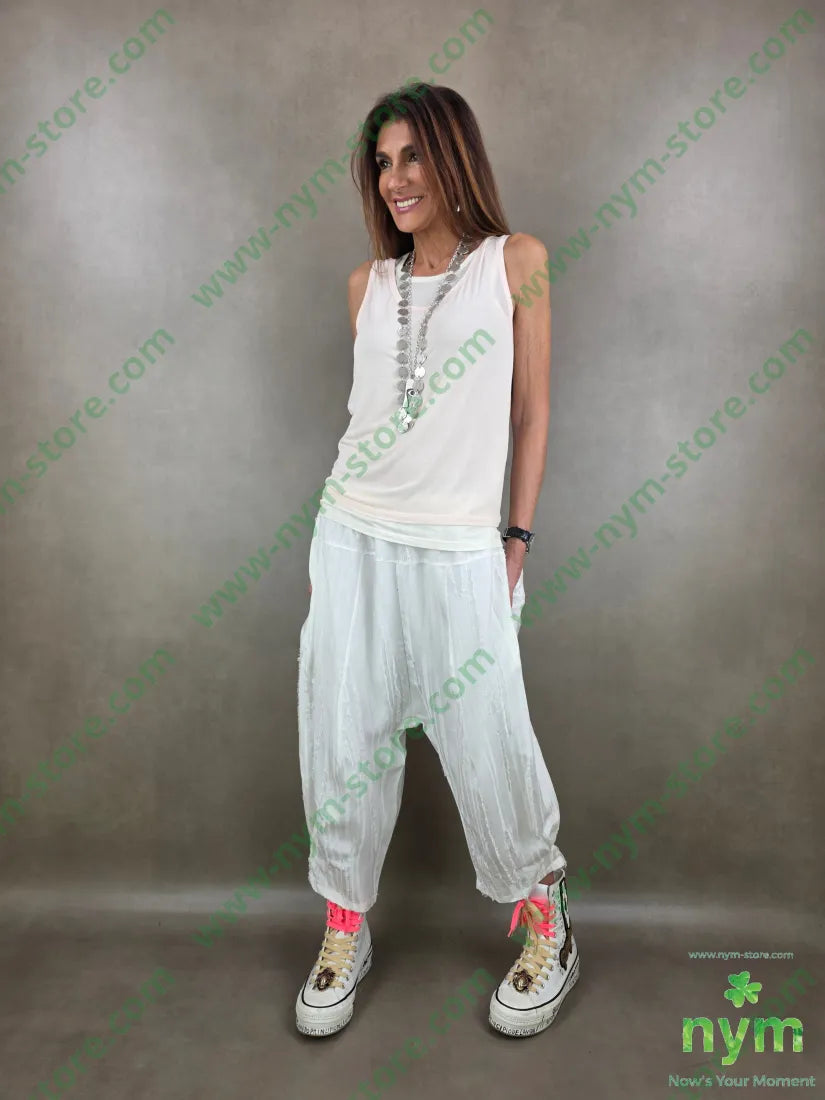 pantalone maltinto destroyed 50tc35vi15li - PANTALONE