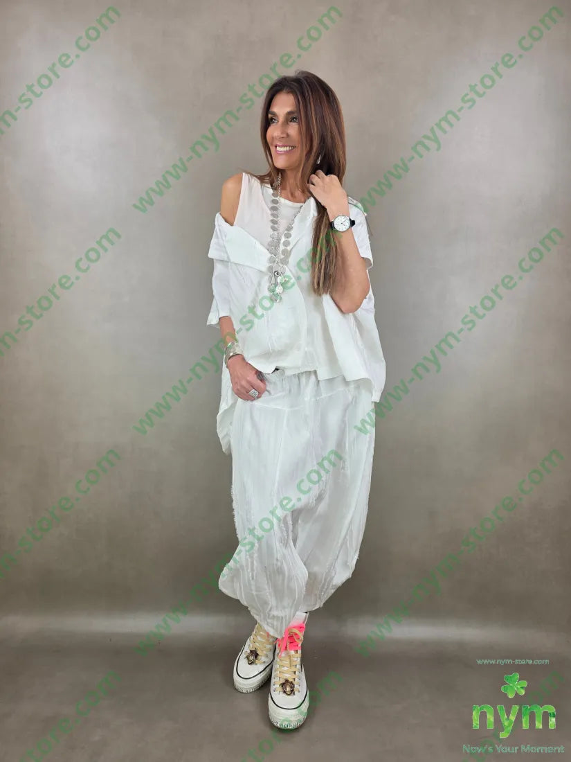 pantalone maltinto destroyed 50tc35vi15li - PANTALONE