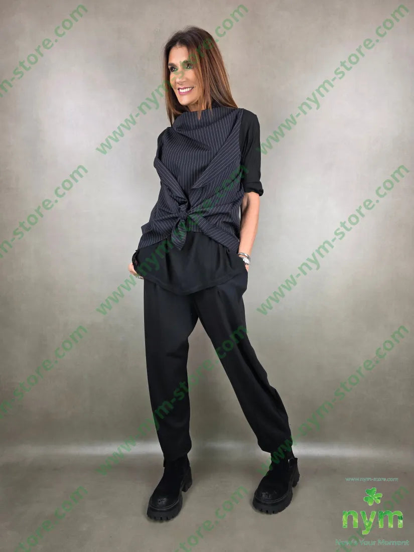 pantalone mano calda dettaglio imbuto 65vi30ny5ea PANTALONE