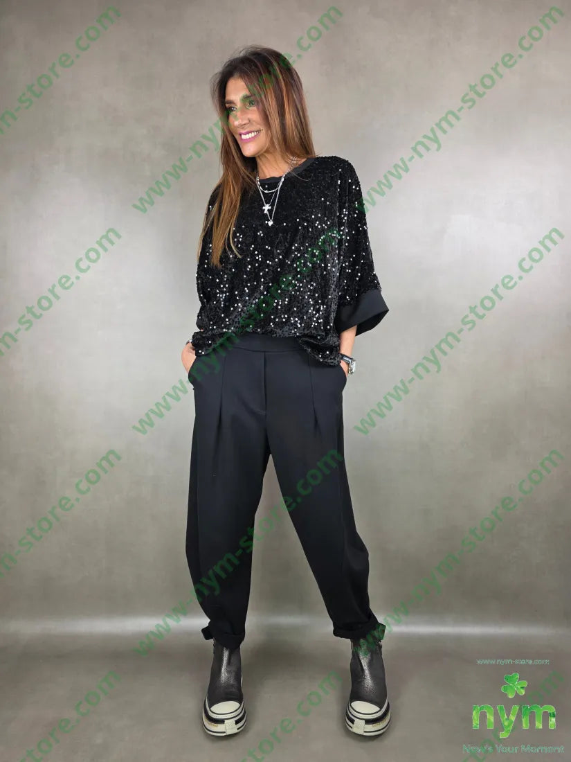 pantalone mano calda dettaglio imbuto 65vi30ny5ea PANTALONE