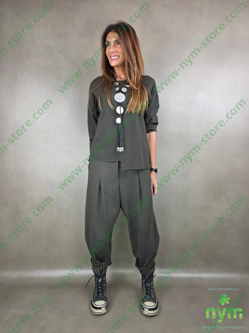 pantalone mano calda dettaglio imbuto 65vi30ny5ea PANTALONE