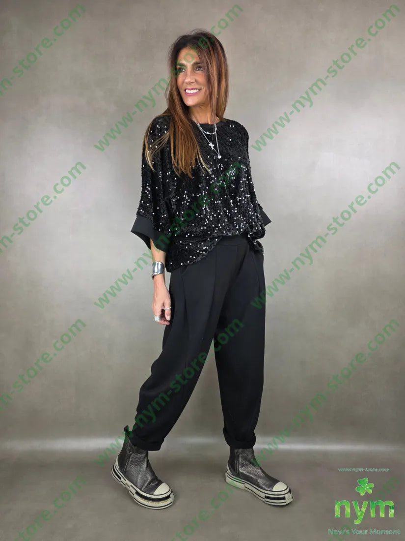 pantalone mano calda dettaglio imbuto 65vi30ny5ea PANTALONE