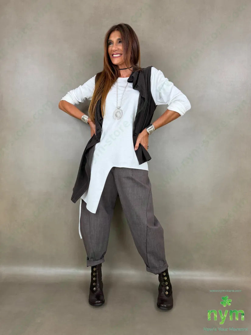 pantalone melange tasche asola 65vi30ny5ea - U / FANGO S. / AI26 - PANTALONE