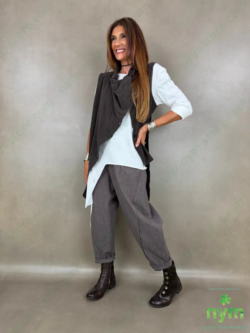 pantalone melange tasche asola 65vi30ny5ea - U / FANGO S. / AI26 - PANTALONE