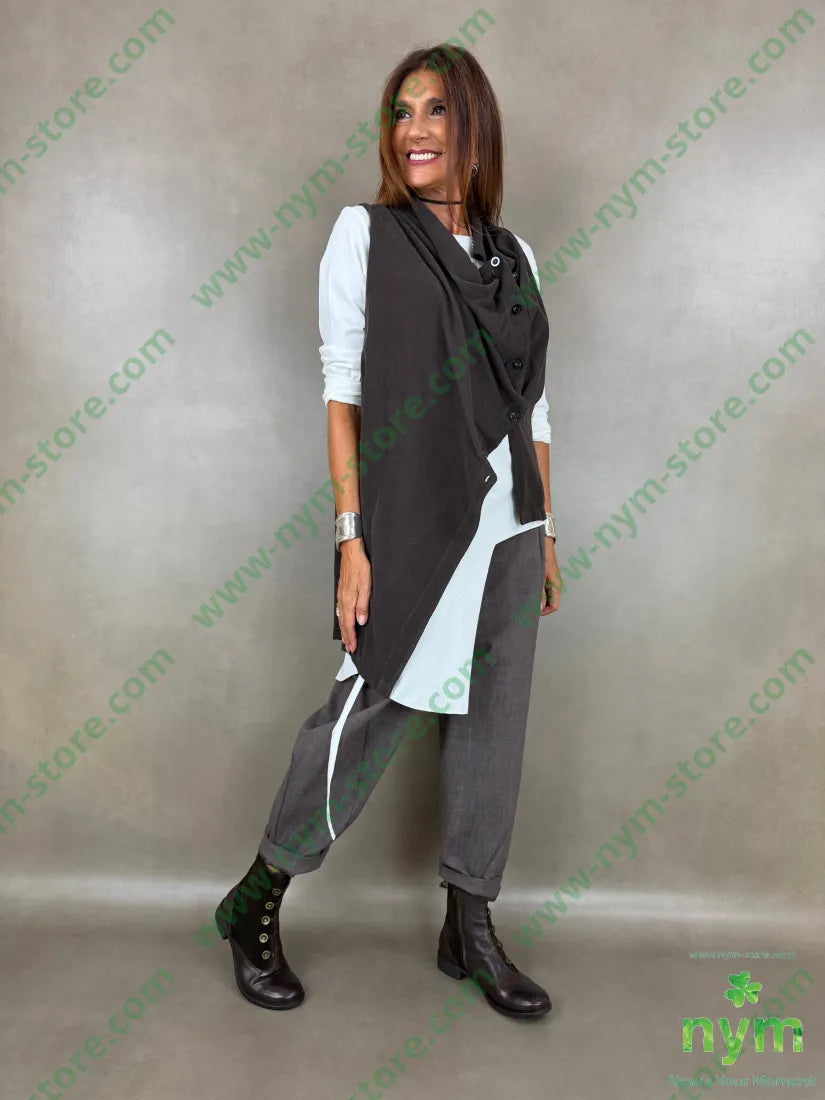 pantalone melange tasche asola 65vi30ny5ea - U / FANGO S. / AI26 - PANTALONE