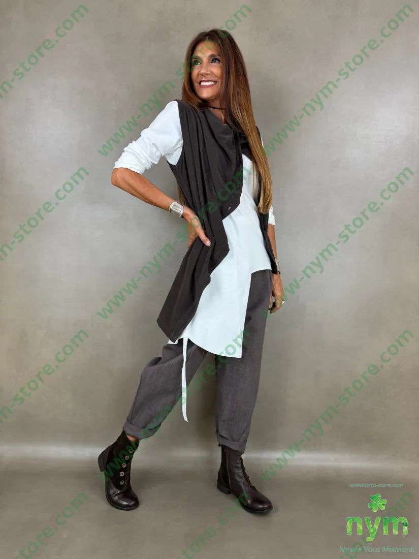pantalone melange tasche asola 65vi30ny5ea - U / FANGO S. / AI26 - PANTALONE