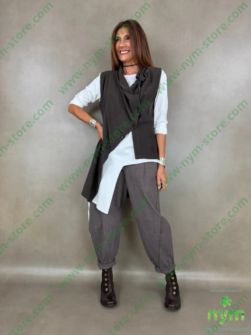 pantalone melange tasche asola 65vi30ny5ea - U / FANGO S. / AI26 - PANTALONE