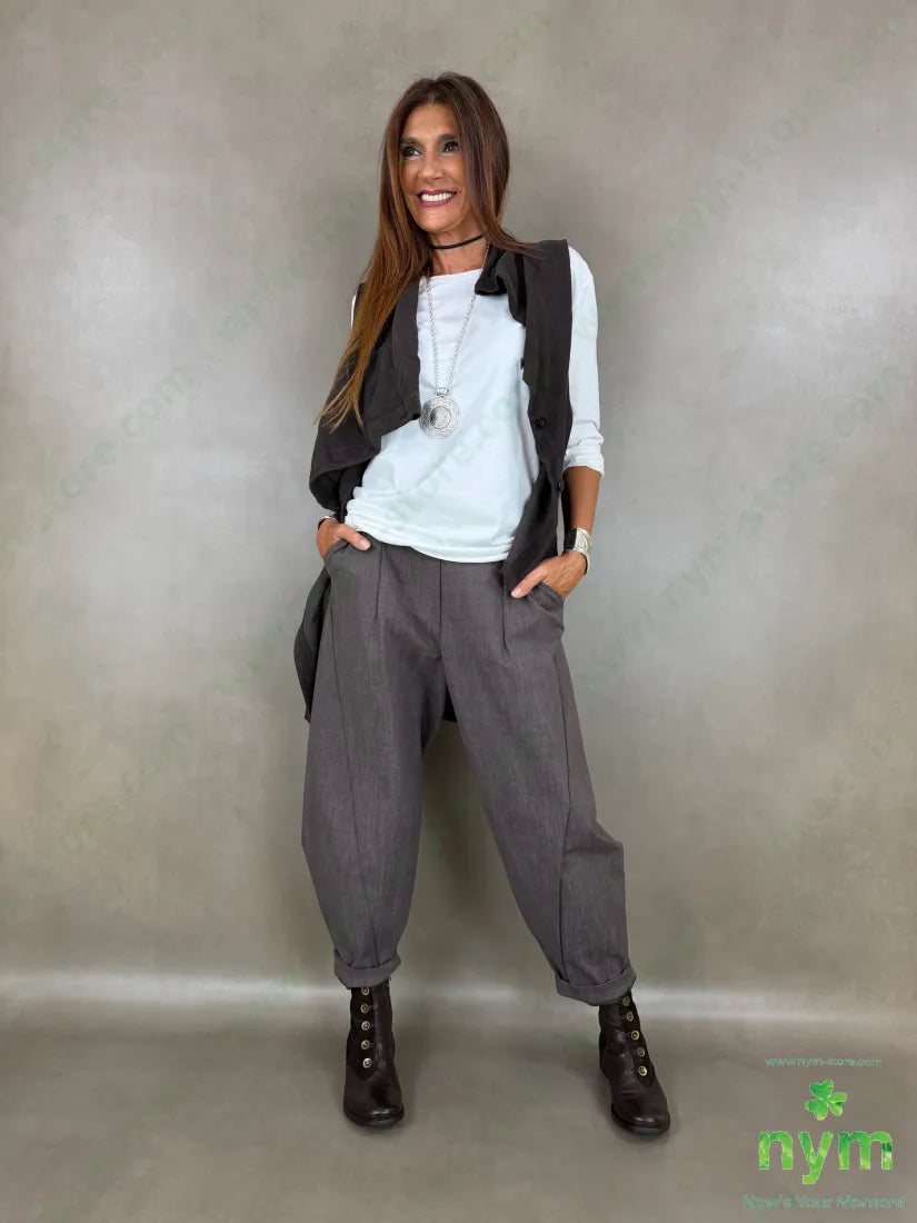 pantalone melange tasche asola 65vi30ny5ea - U / FANGO S. / AI26 - PANTALONE